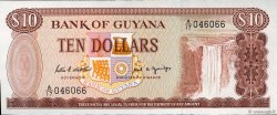 10 Dollars GUYANA  1989 P.23d