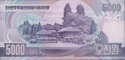 5000 Won NORDKOREA  2002 P.46a ST