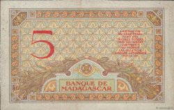 5 Francs MADAGASKAR  1937 P.035 VZ