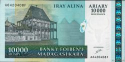 50000 Francs - 10000 Ariary MADAGASKAR  2003 P.085