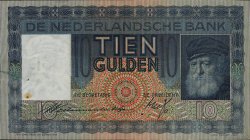 10 Gulden NIEDERLANDE  1937 P.049
