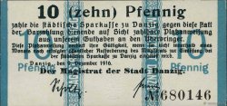 10 Pfennig DANTZIG  1916 P.05