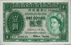 1 Dollar HONGKONG  1959 P.324Ab