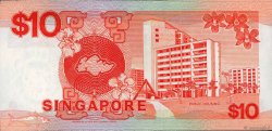 10 Dollars SINGAPUR  1988 P.20 VZ