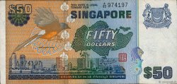 50 Dollars SINGAPUR  1976 P.13a