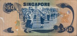 50 Dollars SINGAPUR  1976 P.13a fSS