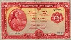 20 Pounds IRLAND  1965 P.067a