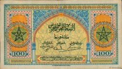 100 Francs MAROKKO  1943 P.27a SS