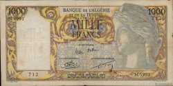 1000 Francs ALGERIEN  1957 P.107b