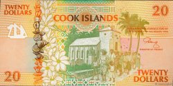 20 Dollars ÎLES COOK   1992 P.09a SPL