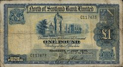 1 Pound ÉCOSSE  1940 PS.644 TB