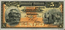 5 Pesos MEXICO Mérida 1914 PS.0465a SC+