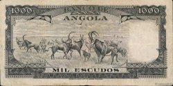 1000 Escudos ANGOLA  1956 P.091 F