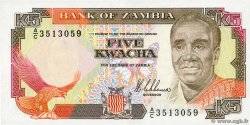 5 Kwacha ZAMBIA  1989 P.30a
