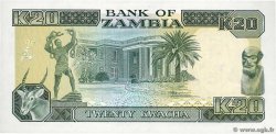 20 Kwacha ZAMBIA  1989 P.32b UNC