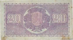 20 Markkaa FINLANDE  1939 P.071a TTB