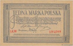 1 Marka POLOGNE  1919 P.019 pr.NEUF