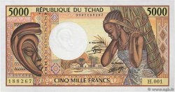 5000 Francs TCHAD  1984 P.11