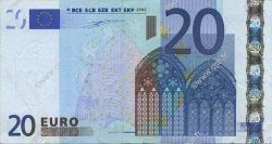 20 Euro EUROPA  2002 €.120.04 VF