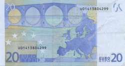 20 Euro EUROPA  2002 €.120.10 VZ
