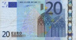 20 Euro EUROPA  2002 €.120.11 VF