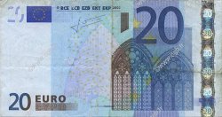 20 Euro Fauté EUROPA  2002 €.120.21 MB