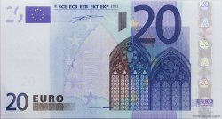 20 Euro Petit numéro EUROPA  2002 €.120.12 ST
