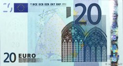 20 Euro EUROPA  2002 €.120. FDC