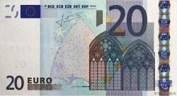 20 Euro EUROPA  2002 €.120. VF