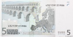 5 Euro EUROPA  2002 €.100.09 UNC