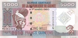 5000 Francs Guinéens Commémoratif GUINEA  2010 P.44 UNC