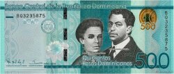 500 Pesos Dominicanos RÉPUBLIQUE DOMINICAINE  2014 P.192 NEUF