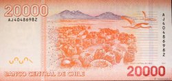 20000 Pesos CILE  2014 P.165e FDC