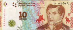 10 Pesos ARGENTINIEN  2016 P.360 ST