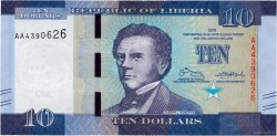 10 Dollars LIBERIA  2016 P.32