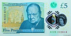 5 Pounds ANGLETERRE  2015 P.394 NEUF