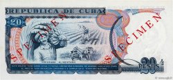 20 Pesos Spécimen CUBA  1991 P.110s FDC