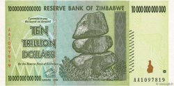 10 Trillions Dollars ZIMBABUE  2008 P.88 SC+