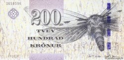 200 Kronur FAEROE ISLANDS  2011 P.31 UNC