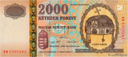 2000 Forint UNGARN  2000 P.186a