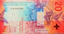 20 Francs SWITZERLAND  2015 P.76 UNC