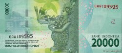 20000 Rupiah INDONÉSIE  2016 P.158a NEUF