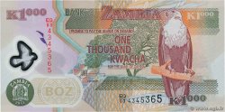 1000 Kwacha ZAMBIA  2011 P.44h UNC
