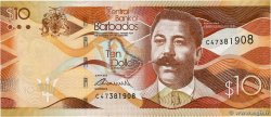 10 Dollars BARBADOS  2013 P.75a ST
