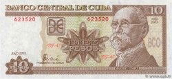 10 Pesos CUBA  2003 P.117f NEUF
