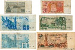 Lot de 6 billets ALGERIA  1977 P.LOT