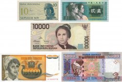 Lot de 5 billets LOTS  1964 P.LOT