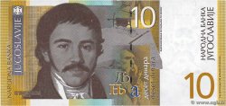 10 Dinara Remplacement YUGOSLAVIA  2000 P.153br