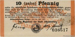 10 Pfennig  ALEMANIA Johannisburg 1917 