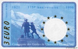 3 Euro  FRANCE regionalismo e varie  1996  FDC